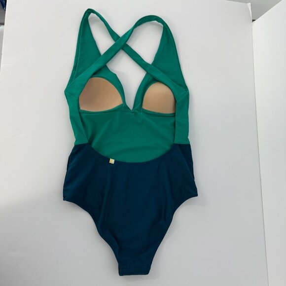 Summersalt Green and Blue One Piece Swimsuit size 8 - Picture 4 of 5